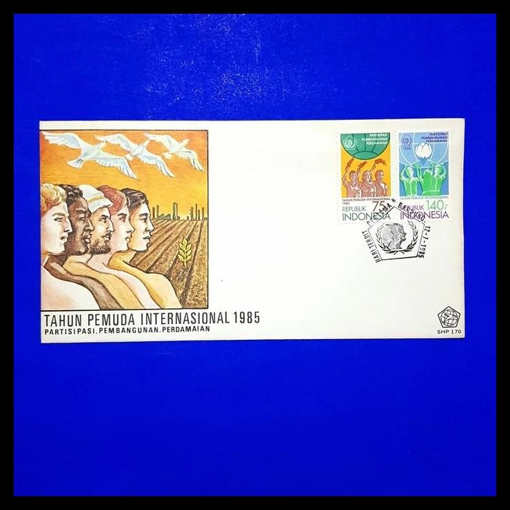 

TERBARU PRANGKO INDONESIA 1985. SHP TAHUN PEMUDA INTERNASIONAL ~ PERDAMAIAN !!
