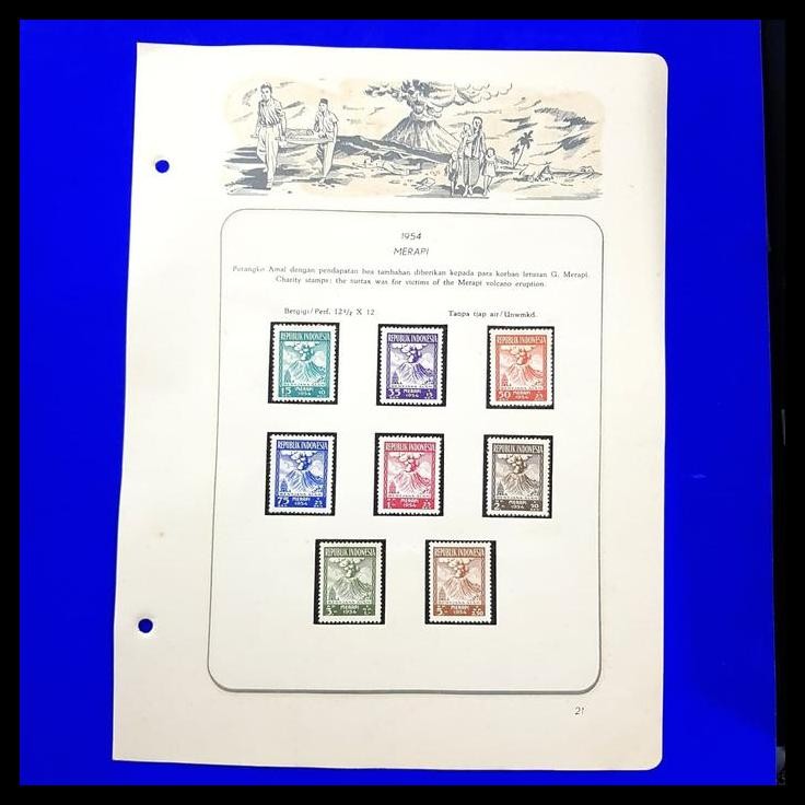 

TERBARU PRANGKO INDONESIA PRANGKO AMAL UNTUK KORBAN LETUSAN GUNUNG MERAPI 1954 !