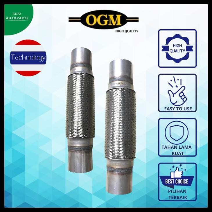 BEST DEAL OGM FLEKSIBEL/FLEXIBLE KNALPOT MOBIL HONDA JAZZ 2004-2008 SUPER TEBAL