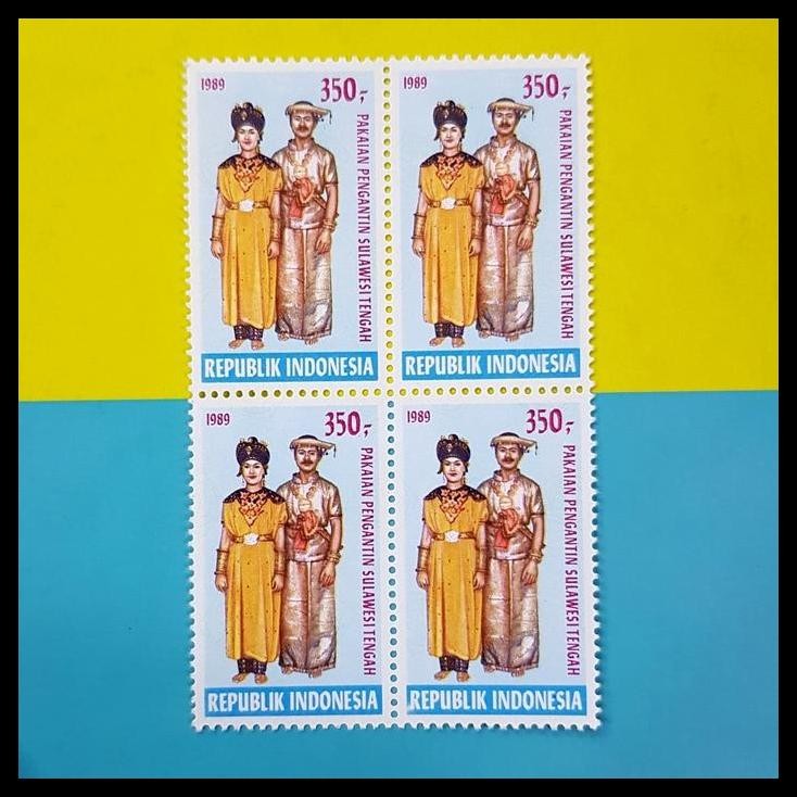 

GRATIS ONGKIR PRANGKO INDONESIA. PAKAIAN PENGANTIN DARI SULAWESI TENGAH. BLOK-4. MNH !