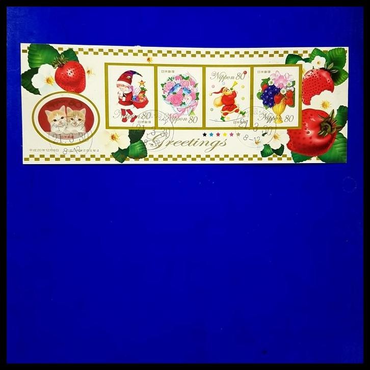 

BEST DEAL PRANGKO JEPANG. UCAPAN SELAMAT GREETINGS. MINISHEET (3) !!!!!!