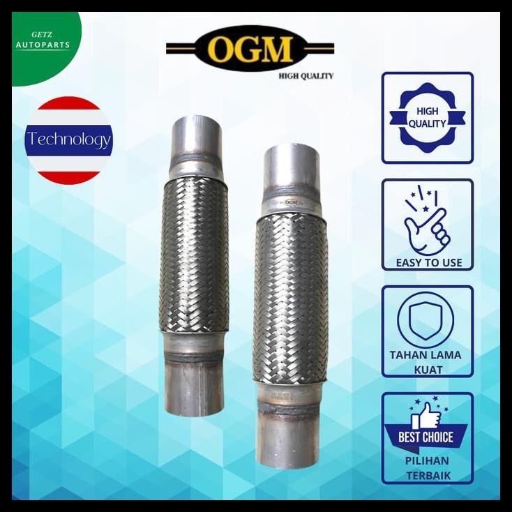 BEST DEAL OGM FLEKSIBEL / FLEXIBLE KNALPOT MOBIL HONDA CITY Z SUPER TEBAL 