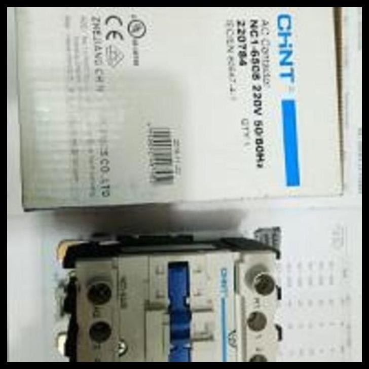 GRATIS ONGKIR CONTACTOR / KONTAKTOR CHINT NC1-6508 4P 2NO 2NC BUKAN SCHNEIDER 