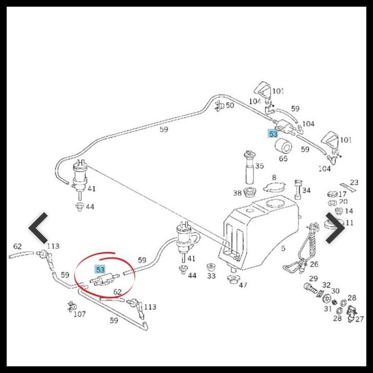 HOT DEAL VALVE WIPER WASHER NOZZLE 0008600062 MERCEDES W123 W124 W126 W201 W202