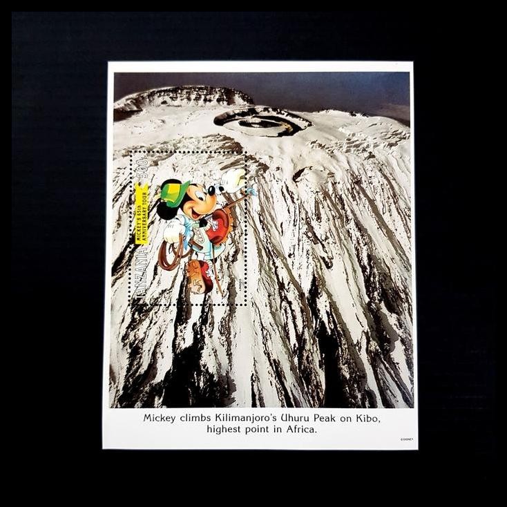 

GRATIS ONGKIR PRANGKO DISNEY. MICKEY CLIMBS KILIMANJORO'S UHURU PEAK ON KIBO, AFRICA !!!