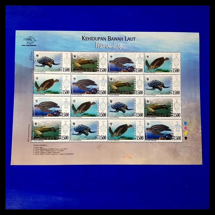 

HOT DEAL PRANGKO INDONESIA. WWF KEHIDUPAN BAWAH LAUT MARINE LIFE. FULLSHEET !!!!!!