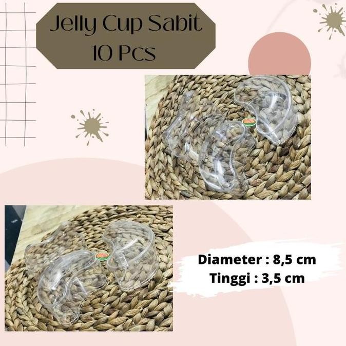

Produk Terbaik] CUP PUDDING JELLY BULAN SABIT 10 PCS
