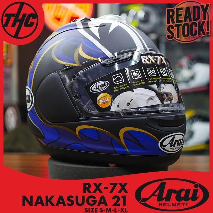 Terbaru Arai Rx7X Nakasuga21 Rx-7X Nakasuga 21 Full Face Helm