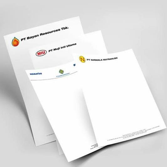 

TERBARU! Cetak Kop Surat A4 80gsm Murah 4 warna (bebas)