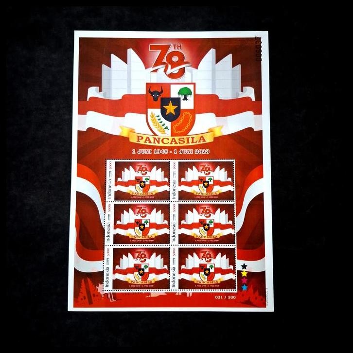 

TERBARU PRANGKO INDONESIA. PRANGKO PRISMA. HARI LAHIR PANCASILA KE 78. 1 JUNI 1945 - 1 JUNI 2023. CETAK TERBATAS (300 LEMBAR MINISHEET) !!!!!!