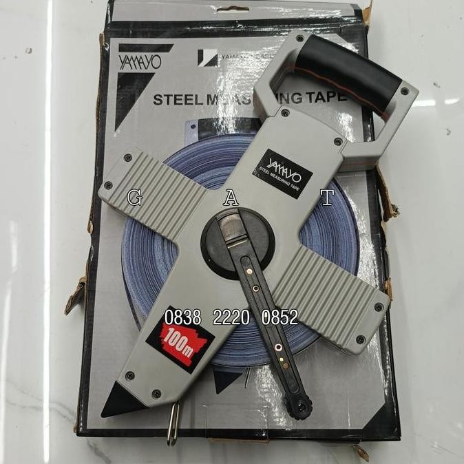 Meteran Roll 30M 50M 100M Yamayo Meteran Stainless Steel Meteran Roll
