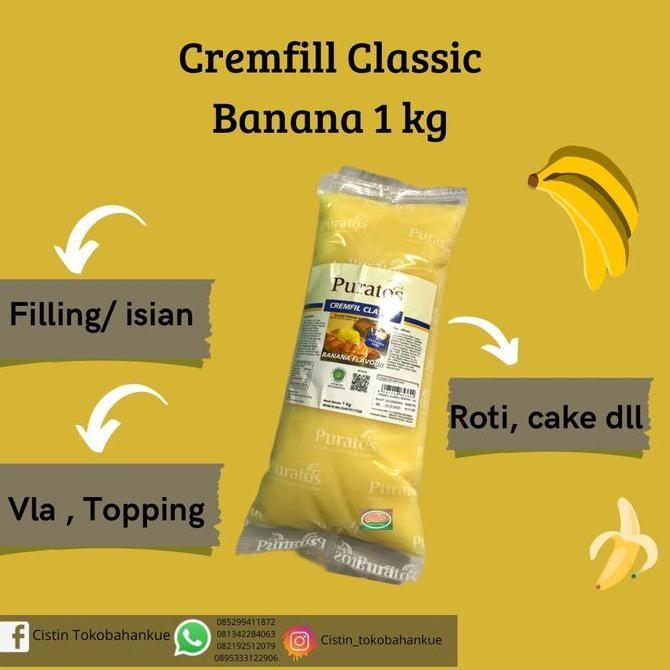

Open DS] SELAI CREMFIL CLASSIC BANANA 1 KG