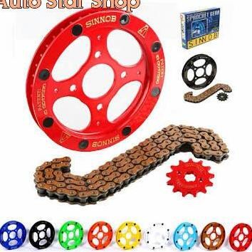 GEARSET SINNOB KAWASAKI NINJA 250FI / NINJA 250 CARBU / NINJA Z250 COM