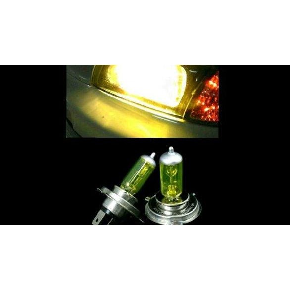 Promo Lampu H4 Kuning. Bohlamp Lampu Utama H4. Lampu Mobil. Halogen H4 Kunin