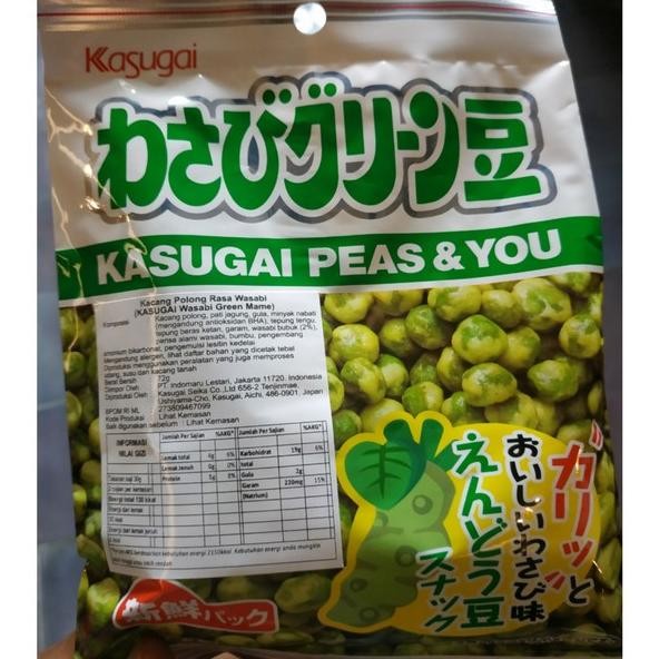 

Makanan RinganKasugai Wasabi Green Mame Kacang Polong Rasa Wasabi 72 Grpics