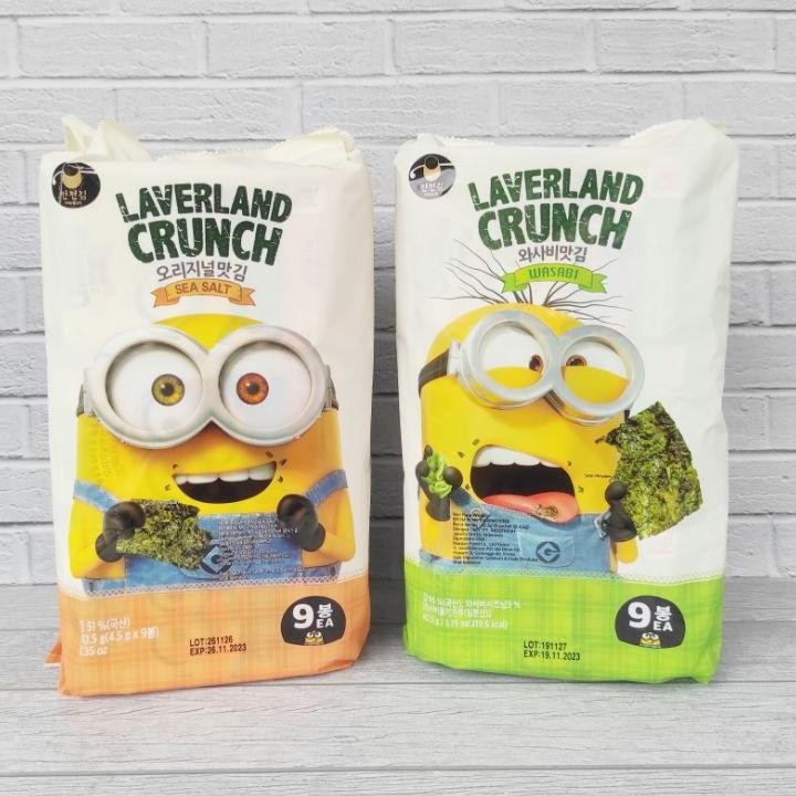 

Laverland Crunch Rumput Laut Wasabi Sea 1 Pa Isi 9 Vegan
