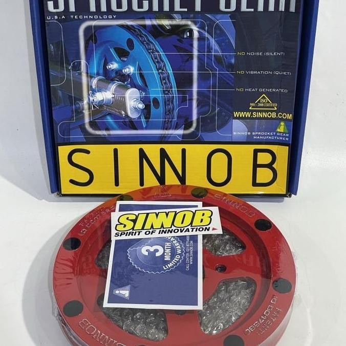 GEAR SET+RANTAI SINNOB YAMAHA R15 NEW V3 DAN VIXION R