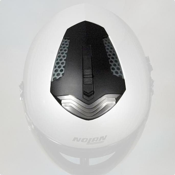 Terbaru Panel Set Ventilasi Atas Helm Nolan N43