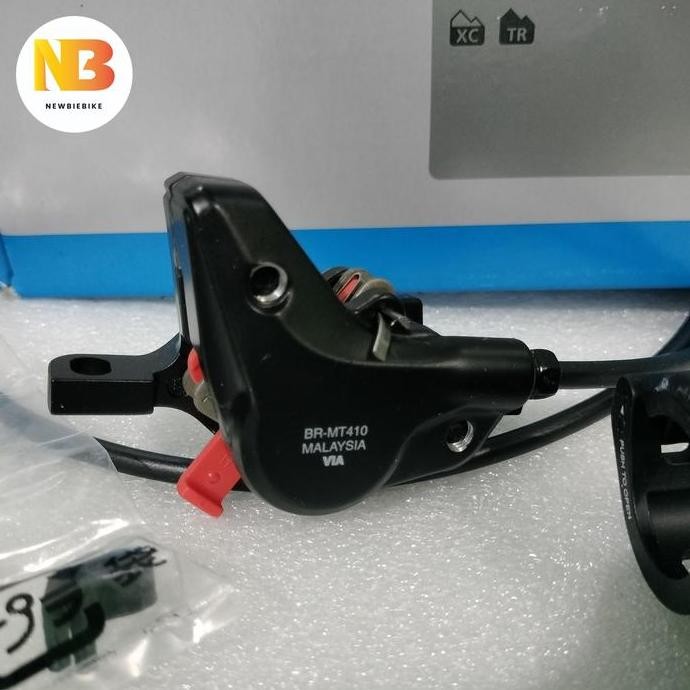 Brakeset Shimano Deore M4100 Kiri Depan Brake Set Rem Hidrolis BL M4100  BR MT410 Original made In M