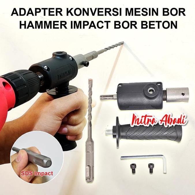 Adapter Konversi Mesin Bor Hammer Impact Untuk Bor Beton