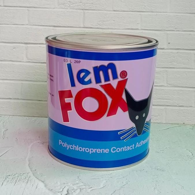 Lem Fox Kuning / Biru Busa 600gr Serbaguna Furniture & HPL ? Lem Fox Kuning/Biru ? 600 gr