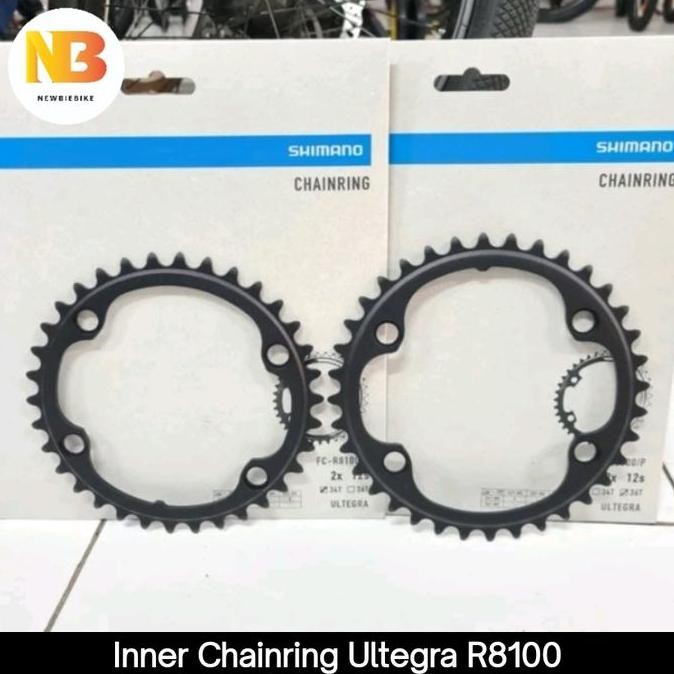 Chainring Shimano Ultegra R8100 Inner 34t 36t bcd 110 via Japan bisa pasangkan pada crank arm duraac