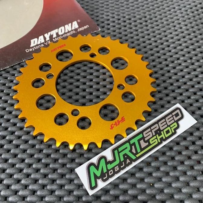 GEAR DAYTONA YAMAHA UKURAN 35 / 36T TYPE 428 DURALIUM GOLD