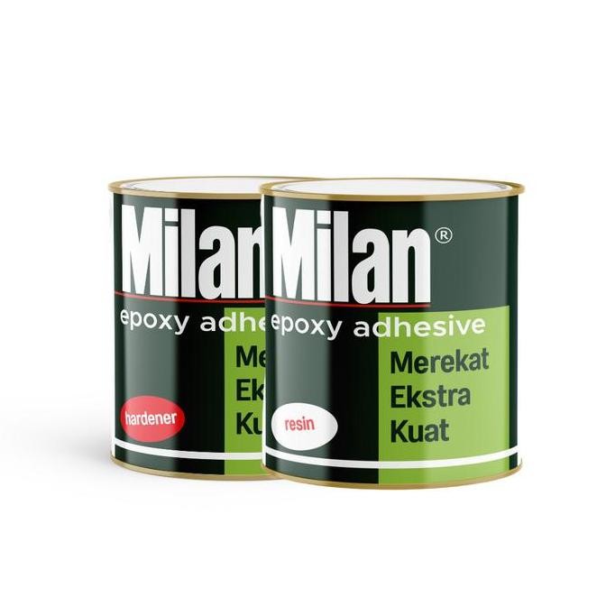 Lem Milan Epoxy 1,2 Kg Lem Kayu Besi Granit Resin + Hardener Kuat