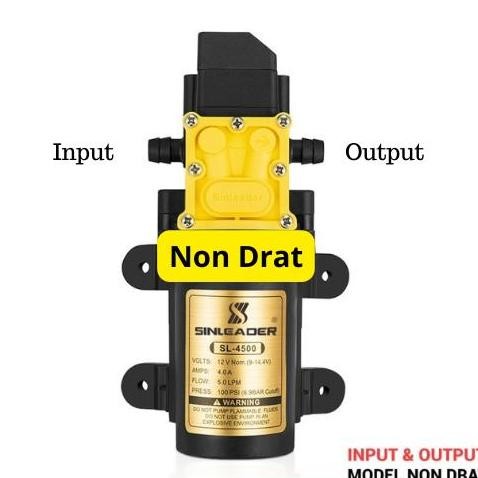 Pompa Dc 12 Volt Sinleader Sl 4500 Terbaru Otomatis Bertekanan Tinggi