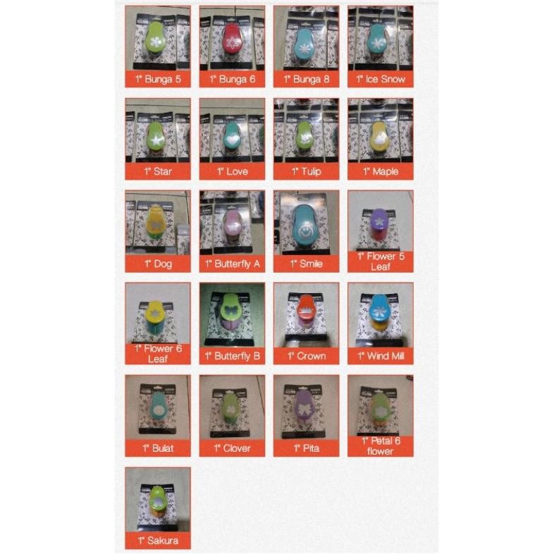 

Sdn_12 Size 2 Inch (5Cm) 1 Inch (2.5Cm) Craft Puncher Kids Diy Paper Cutter Embossing Tools Fth-56