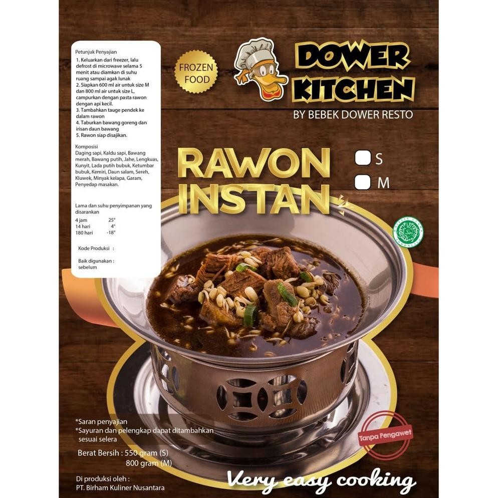 

Frozen Food Rawon Instan Size S 1-2 Porsi 300 Gram