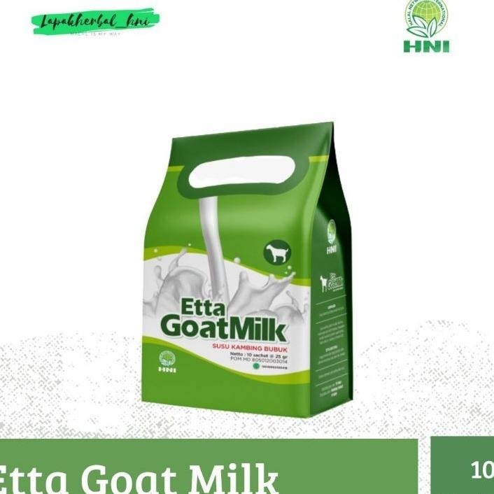 

Etta Goat Milk Hni Egm Susu Kambing Ettawa Bubuk Isi 10 Sachet