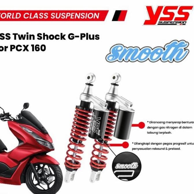 Shockbreaker Honda New PCX160 PCX 160 YSS Twin Shock G PLUS Smooth