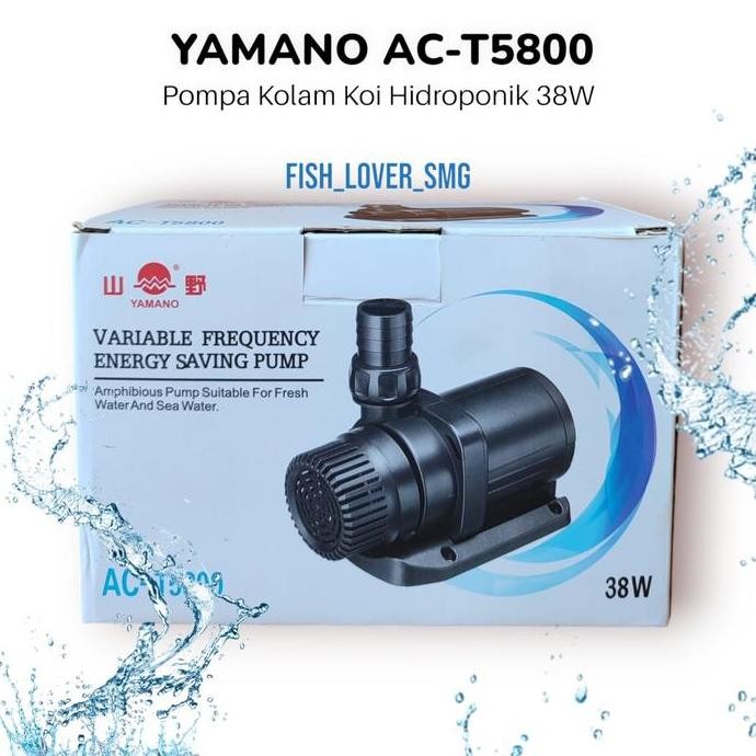 POMPA KOLAM YAMANO ACT 5800-POMPA KOLAM KOI HIDROPONIK YAMANO