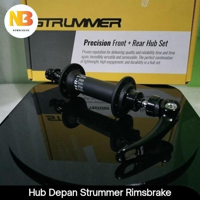 New Hub Strummer HR10 ratchet 20 hole rimsbrake | hub roda depan roadbike