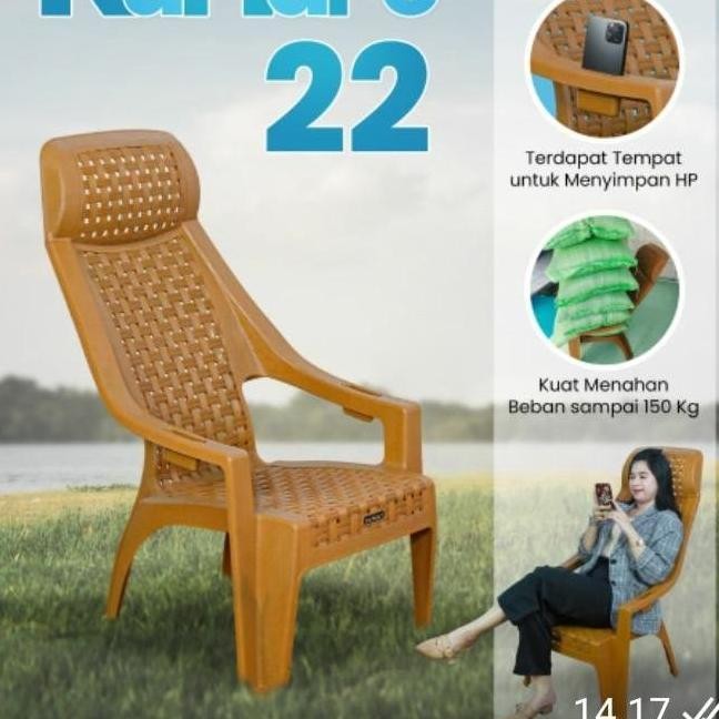 kursi plastik/kursi santai nally KUHAPE 22