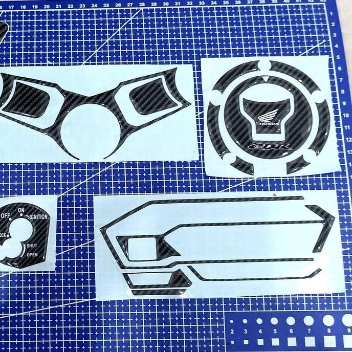 emblem tank cbr150 facelift + tutup kunci motor cbr 150r variasi aksesoris racing sport