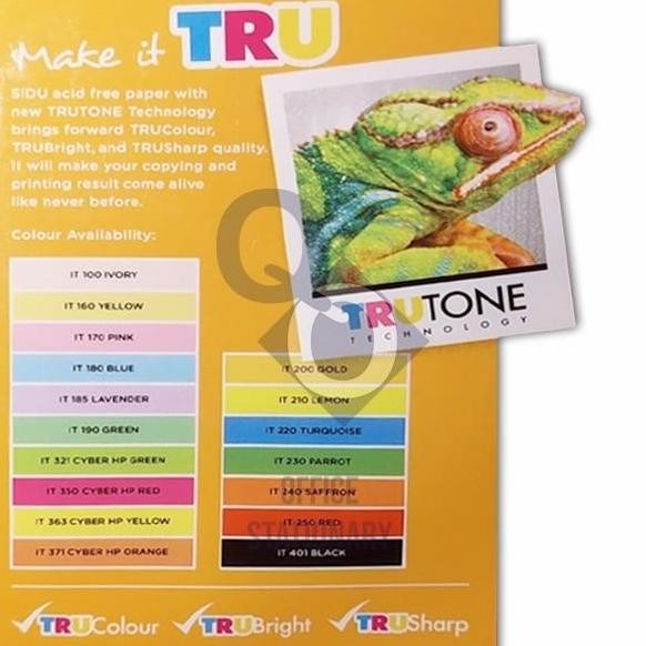 

Kertas Hvs A4 Warna Sinar Dunia Sidu 80Gr 240 Saffron Colour Paper