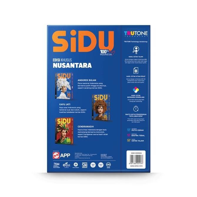 

Kertas Hvs A4 70Gsm Sinar Dunia / Sdu Pc70 | 1 Rim Fotocopy Putih Bersih