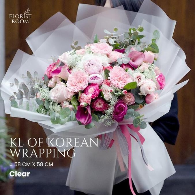 

20 KL Korean Wrapping - Flower Cellophane