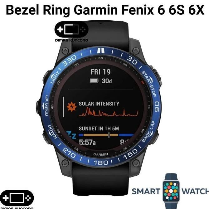 Bezel Ring Garmin Fenix 6 6S 6X Cover Protector Pro Solar Sapphire murah