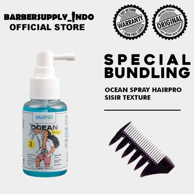 ready stock Hairnerds Professional - OCEAN SPRAY / Sea Salt / 60 ml