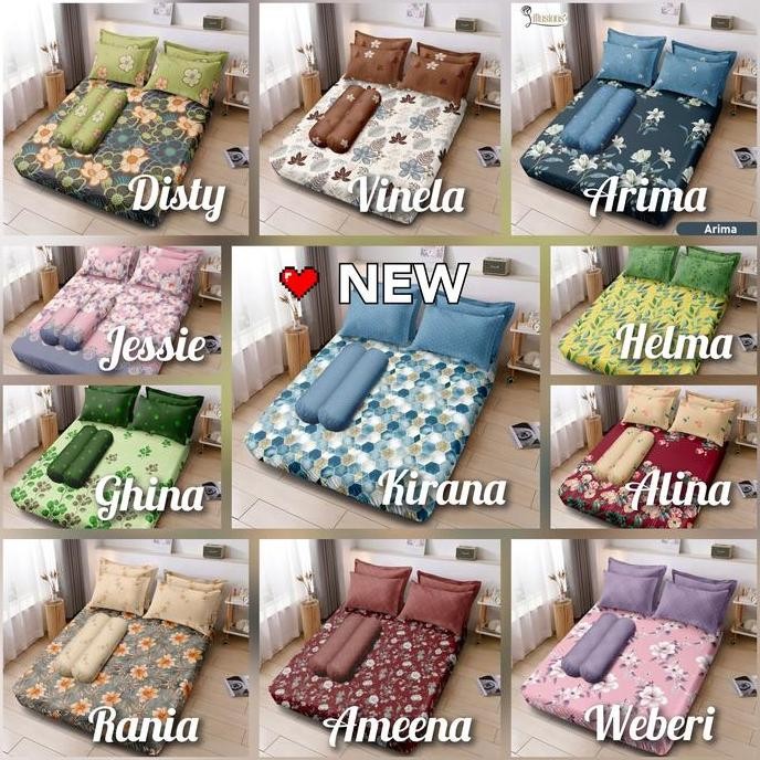 sprei illusions queen 3D 160x200 produk Internal