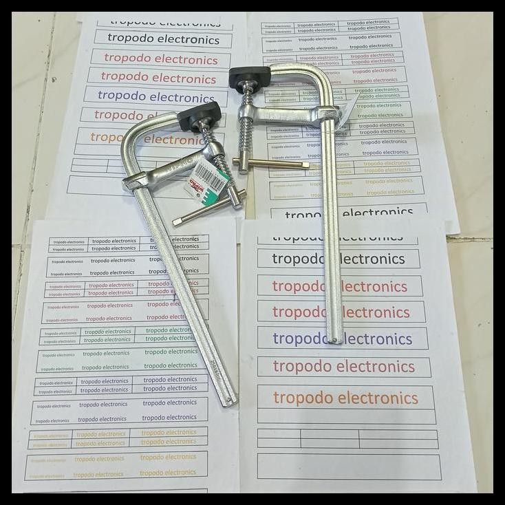 TERMURAH CATOK CLAMP F STEEL WIPRO PANJANG 25 CM !!