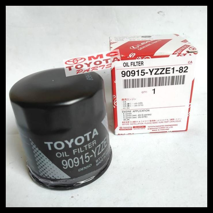 TERMURAH FILTER SARINGAN OLI VIOS SOLUNA YARIS IST COROLLA RAV4 90915-YZZE1-82 