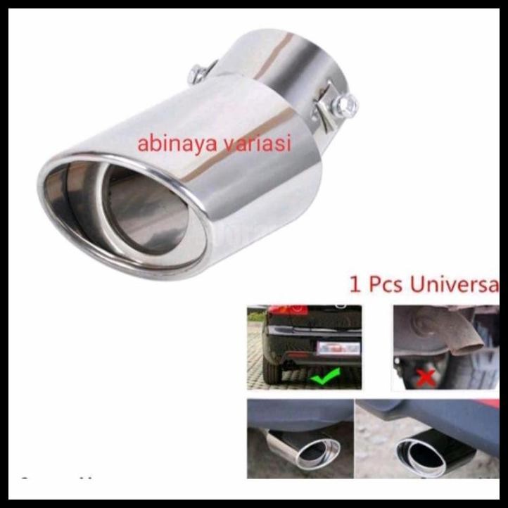 DISKON MUFLER MOBIL CIVIC TURBO UJUNG KNALPOT STAINLISE MODEL BENGKOK 