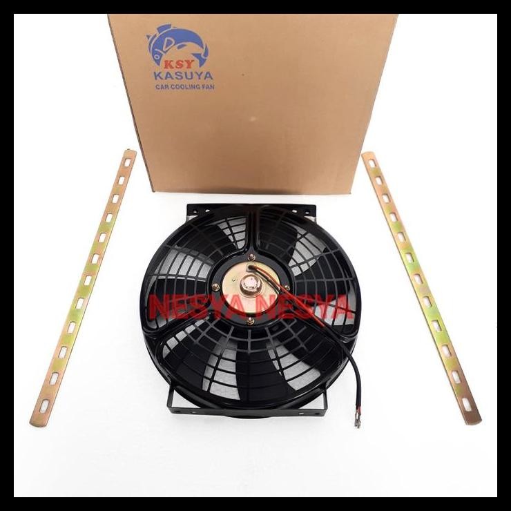 TERMURAH KIPAS MOTOR EXTRA FAN EXTRAFAN AC MOBIL 24V 24 VOLT - HEMBUS + PLAT 