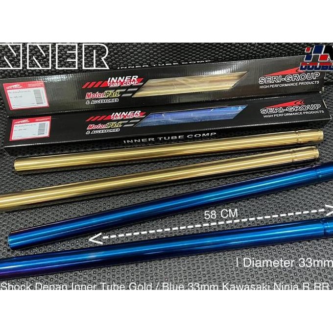 As Shock Depan Inner Ninja R RR SS Gold Blue As 33mm Thailand
