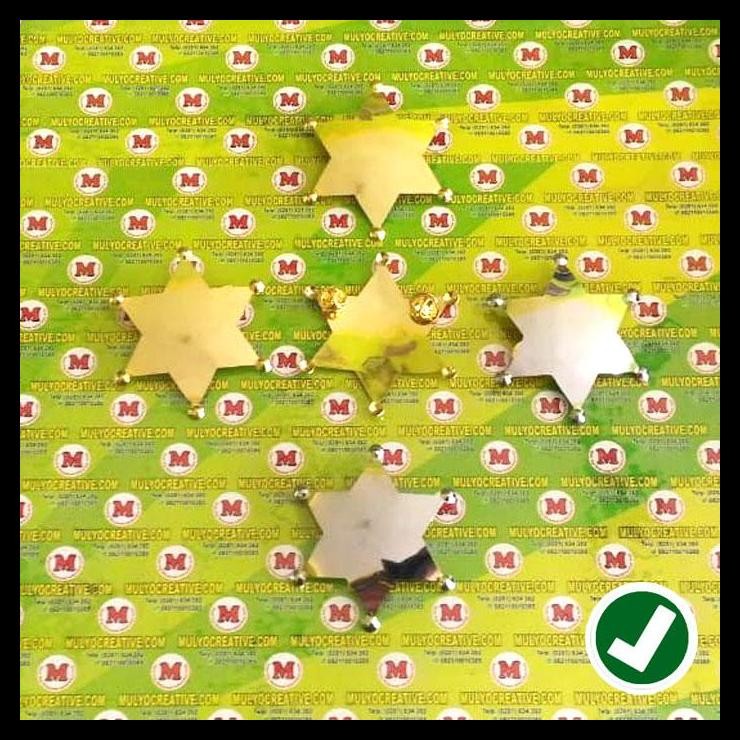 HOT DEAL LENCANA BINTANG POLOS - BROSS PIN BINTANG POLOS 