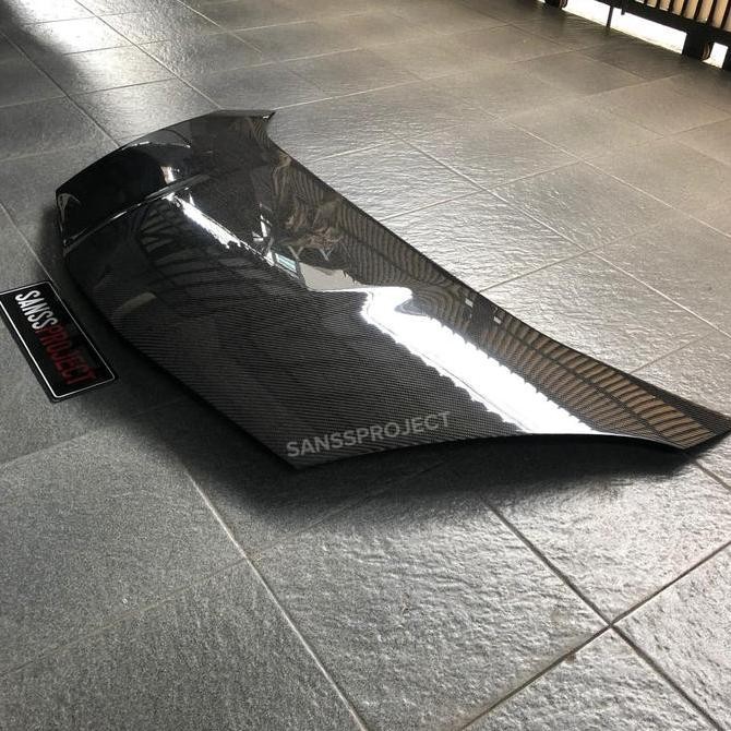 Kap Mesin Honda Jazz GE8 Carbon Kevlar Oem Style